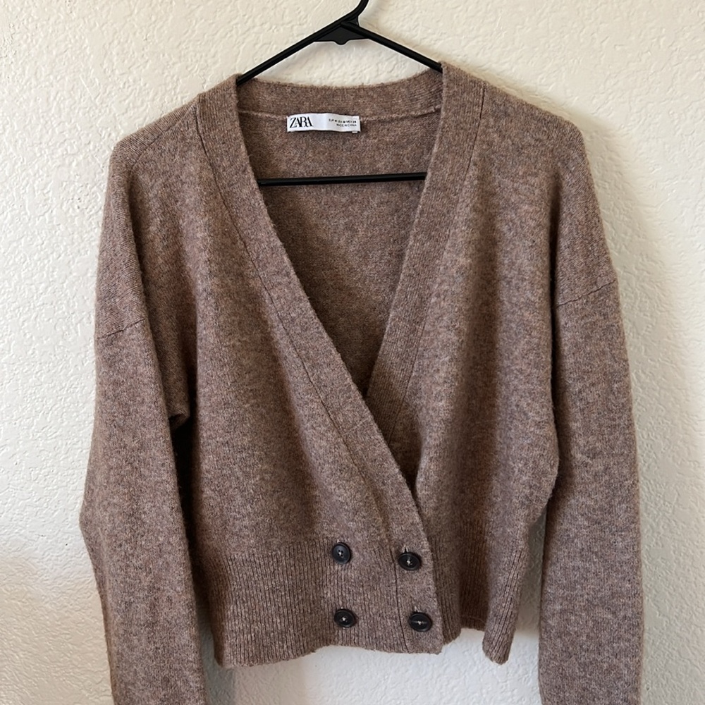 Zara brown cardigan